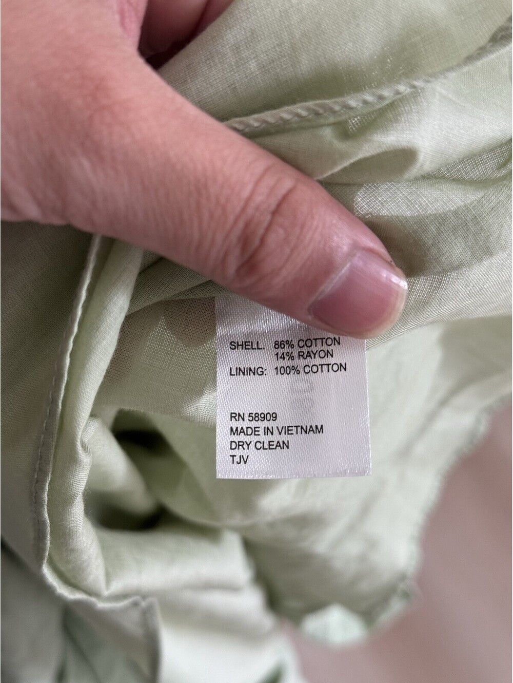 Gianni Bini Shelley V-Neck Long Sleeve Wrap Dress Sage Color Size Size X-Large - Picture 4 of 6